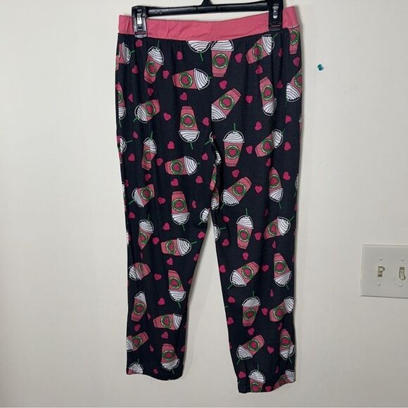 bobbie brooks M Pink Gray I DON’T GIVE A FRAP Short Sleeve Crop Jogger PJ Set - Picture 7 of 9
